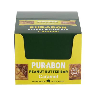 Purabon Peanut Butter Bar Caramel 35g x 30 Display
